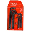 Bahco Long Phosphated T6-t50 Torx-nøglesæt 13 Enheder