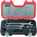 Bahco Set Of Adapters And Es Ratchet Værktøjssæt 8 Stykker