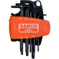 Bahco Set Of 8 Long Phosphated Hex S T9-t40 Torx-nøglesæt