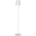 QAZQA Udendørs gulvlampe hvid inkl. LED 3-trins dæmpbar på solenergi - Ferre