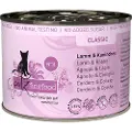 Catz Finefood Økonomipakke: 24 x 200 g catz finefood i dåse - Lam & Kanin