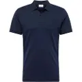 Gant Ganttil mænd. 2062025 Pique polo shirt Tonal Shield navy (S), Casual, Bomuld, Korte ærmer, Blå