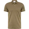 Gant Ganttil mænd. 2220 Slim Fit Shield pique polo shirt grøn (XL), Casual, Bomuld, Korte ærmer