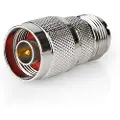 Nedis Satellit/antenneadapter N-type Han Til Pl259 Hun Nikkelbelagt 75 Ohm Lige Metal