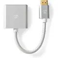Nedis Guld Lige Vga Hun Til Hdmi Han Adapter I Aluminium