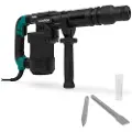 Vonroc PRO Nedbrydningshammer - Borehammer - 1200W – 14 Joule SDS-Max | AVC Støddæmpning | Inkl. Mejsler, Smøremiddel & Tilbehør