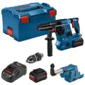 Bosch Gbh 18v 28cf 2x8.0pc Gal 1880 Gde18v L-boxx Slagboremaskine