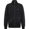 Gant Ganttil mænd. 2008006 Shield hættetrøje med lynlås, sort (L), Casual, Bomuld