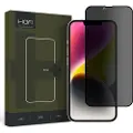 Hofi iPhone 13/13 Pro/14/16e Hofi Anti Spy Pro+ Privacy Skærmbeskyttelse Hærdet Glas - 9H - Sort Kant