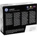 HP 201X / CF253XM 3-Pack High Capacity - Lasertoner Cyan