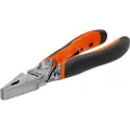Bahco Forstærket Kombinationstang Med Selvåbnende To-komponent Håndtag Og Kromfinish 180 Mm
