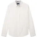Tom Tailor 1039916 Fitted Printed Stretch Skjorte Med Lange ærmer