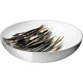 Stelton Serveringsskål STOCKHOLM LIGNUM 40 cm, sølv, aluminium, Stelton