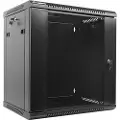 Lanberg WF01-6412-10B - 12U - Wall-Mount Rack Cabinet