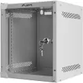 Lanberg WF10-2306-10S - 6U Wall-Mount Rack Cabinet (with Glass Door)