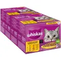 Whiskas Megapack Whiskas 1+ Adult friskhedsposer 48 x 85 g - Fjerkræudvalg i sauce