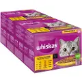 Whiskas Senior portionsposer 48 x 85 g - Fjerkræudvalg i sauce