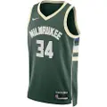 Nike Milwaukee Bucks Icon Edition 2022/23 Nike Dri-FIT NBA Swingman-trøje til mænd - grøn