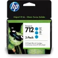 HP Blæk Cyan 712 29ml 3-pack