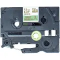 Brother Tape Stof 12mm Tze-rm34 Guld/mintgrøn