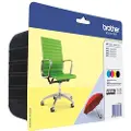 Brother Blækpatron MultiPack Bk,C,M,Y Blister met security LC229XLVALBPDR Modsvarer: N/A
