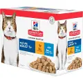 Hill's Pet Nutrition Science Plan Mature Kattefoder - Vådfoder - Kylling - 12 x 85 g