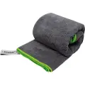 Travelsafe Traveltowel Terry/Microfiber L, grå/grøn