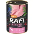 Rafi Voksen, 24 x 400 g - Med kalkun, blåbær og tranebær