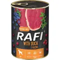 Rafi Voksen, 24 x 400 g - Med and, blåbær og tranebær