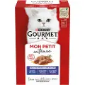 Gourmet Mon Petit Intense med tun, laks eller ørred vådfoder til katte