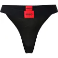 Hugo Boss HUGOtil kvinder. 50492326 G-streng med sort logo (XS), Afslappet, Bomuld