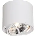 QAZQA Moderne loftspot hvid roterbar og vippbar AR111 - Rondoo Up
