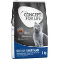 Concept for Life British Shorthair Adult - FORBEDRET OPSKRIFT! - Økonomipakke: 3 x 3 kg