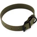 Heim Halsbånd BioThane, oliven - 36 - 44 cm Halsomfang, B 25 mm