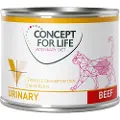 Concept for Life Økonomipakke: 24 x 200 g / 185 g Concept for Life Veterinary Diet - Urinary Okse 24 x 200 g