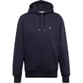 Gant Ganttil mænd. 2007058 Shield hættetrøje navy (XXL), Casual, Bomuld, Lange ærmer, Blå