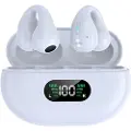 Mtp Products YYK Q80 Støjreduktion Open Fit TWS Høretelefoner - Hvid