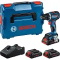 Bosch Gsr 18v-90 C 3x4ahpc + Gal18v-40 L-boxx Elektrisk Skruetrækker