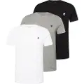 Timberland Timberlandtil mænd. TB0A6GH19591 Pakke med 3 Dunstan River T-shirts grå, sort, hvid (S), Casual, Bomuld, Korte ærmer