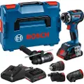 Bosch Gsr18v-90fc 2x4pc Fullset Gal Lboxx Elektrisk Skruetrækker