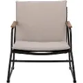 Bloomingville - Loungestol Hampton, 2-pak - Sort - Havelænestole - - Homeroom