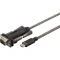 Microconnect Usb-kabel 1m. Usb C Db9 Sort