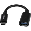 StarTech.com 6in USB C to A Adapter Cable M/F / USB 3.0 / USB Type C to A - USB-C adapter - 15.2 cm