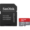 SanDisk MicroSDXC Mobil Ultra 128GB 140MB/s UHS-I Adap 0619659200558 Modsvarer: N/A
