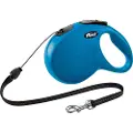 Flexi Rolleline Classic - Cord Leash - Blå - M - 8 meter