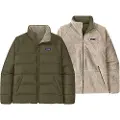 Patagonia Reversible Silent Down Jakke grøn