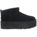 Ugg UGGtil kvinder. 1135092 Ankelstøvler i læder W Classic Ultra Mini sort (38), 3-5 cm, Ingen, Casual
