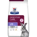 Hill's Pet Nutrition 12/10 kg Hill's Prescription Diet tørfoder + 3 x 370/360/350 g vådfoder gratis! - i/d Low Fat Digestive Care Chicken (12 kg) + i/d Low Fat (3 x 360)