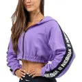 Nebbia Cropped Iconic Sweatshirt Med Lynlås