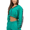 Nebbia Cropped Iconic Sweatshirt Med Lynlås